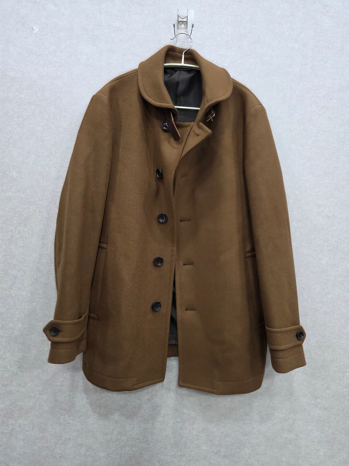 UNITED ARROWS A DAY IN THE LIFE 브라운 울 코트 상품이미지2