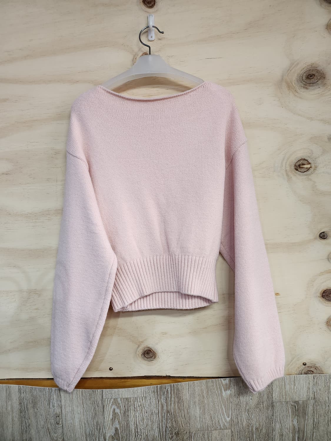 438) 여성 브이넥 니트 상품이미지2