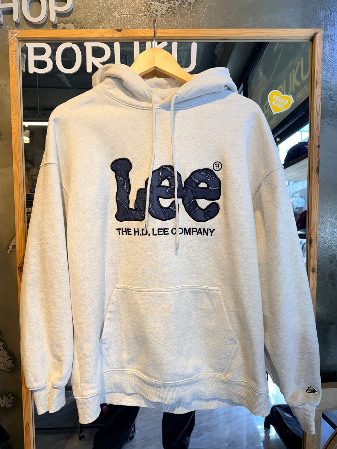 Lee 빅로고 빈티지 후드티 상품이미지1