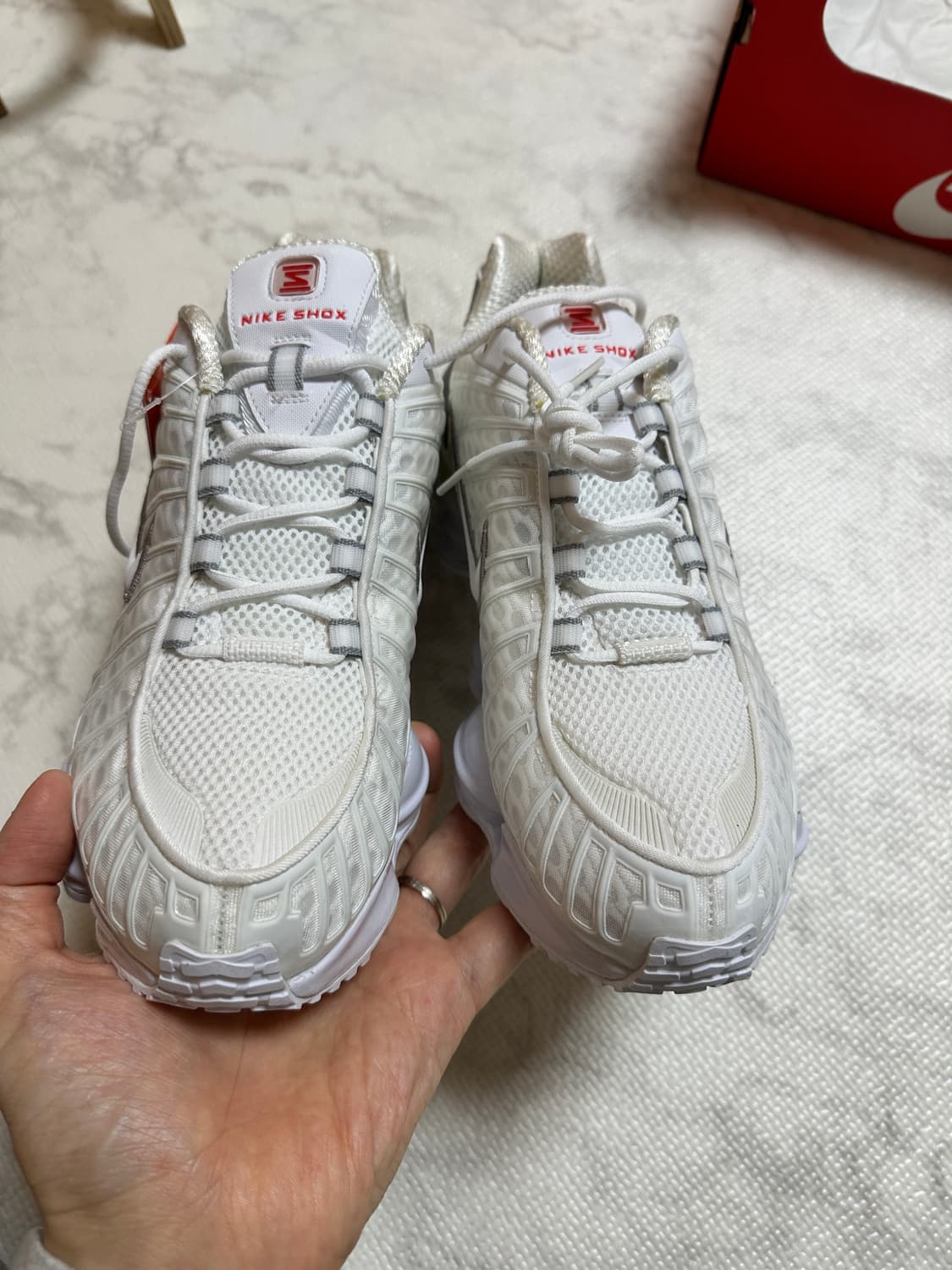 나이키 샥스 TL 화이트 265mm 새상품 상품이미지1