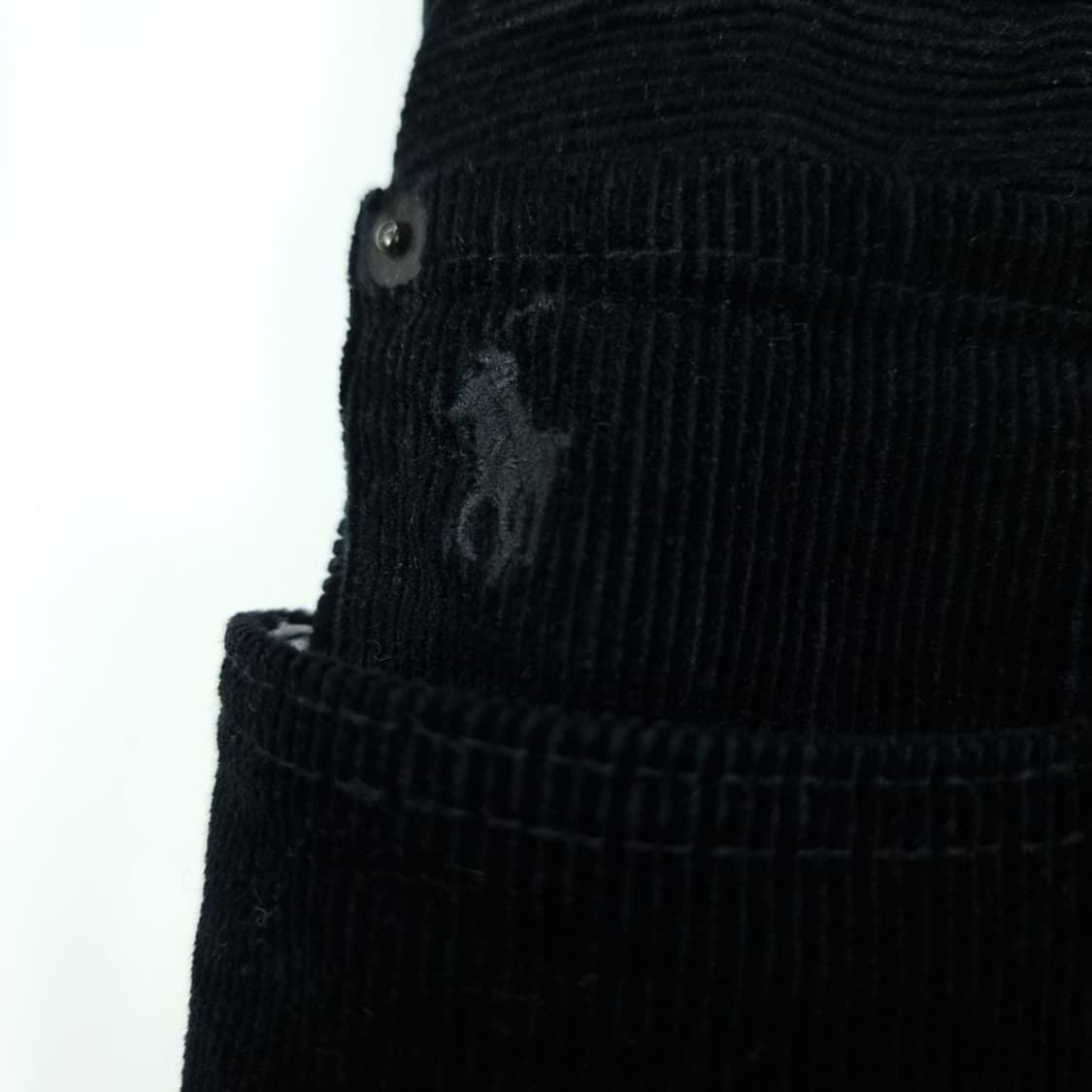 [폴로 랄프로렌] 포니 로고 자수 코듀로이 골덴 팬츠 블랙 M19796 상품이미지7