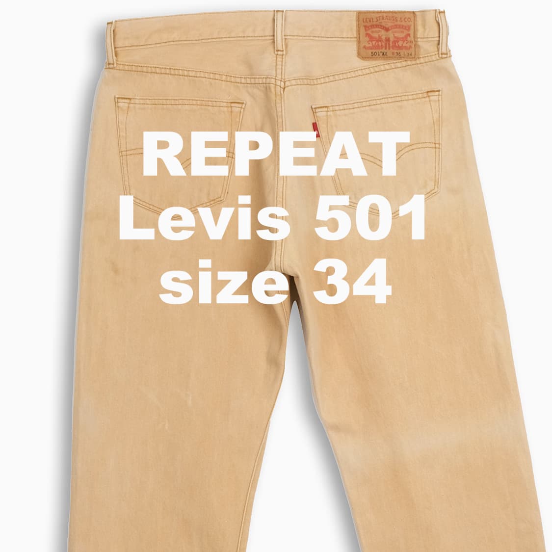 빈티지 리바이스 501xx 34 인치 LV50136504 상품이미지1