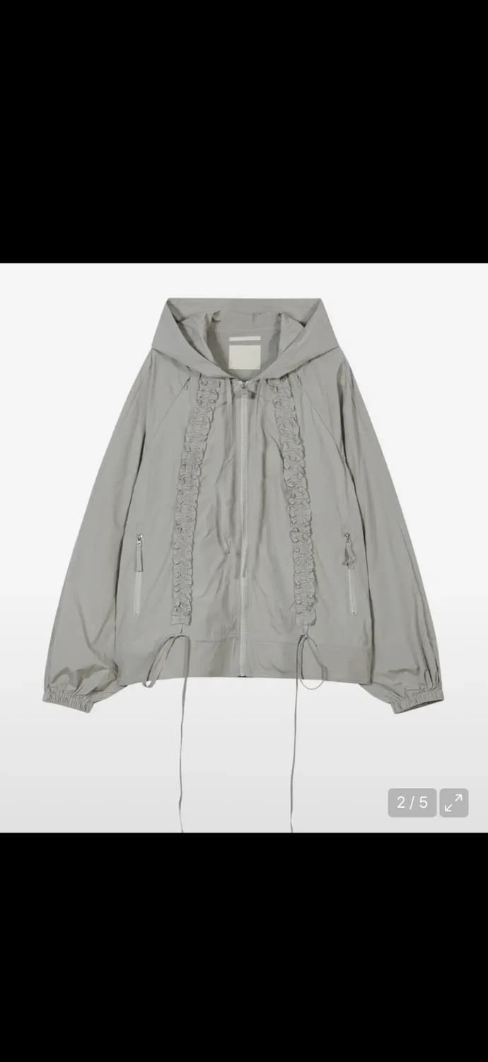 타입서비스 Ruffled Raglan Zip Hoodie 상품이미지2