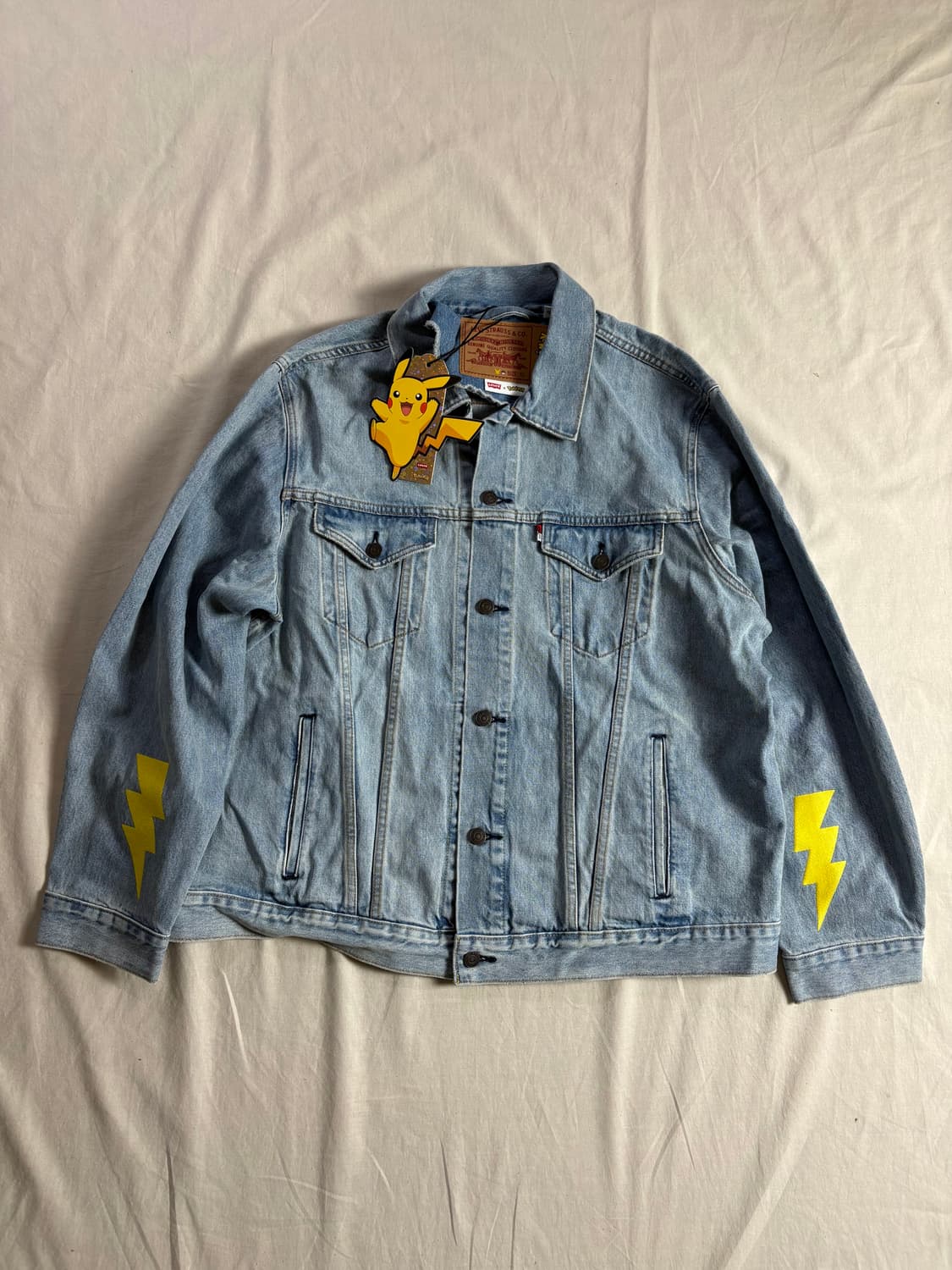 Levis x Pokemon 25주년 데님트러커 자켓 XL 상품이미지2