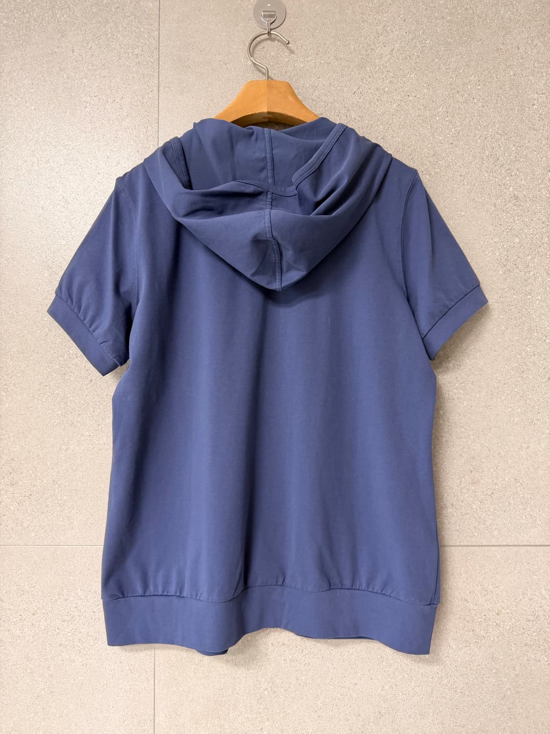 유니클로 DRY 반팔 후드 집업 XL 여성 운동복 모리룩 상품이미지4