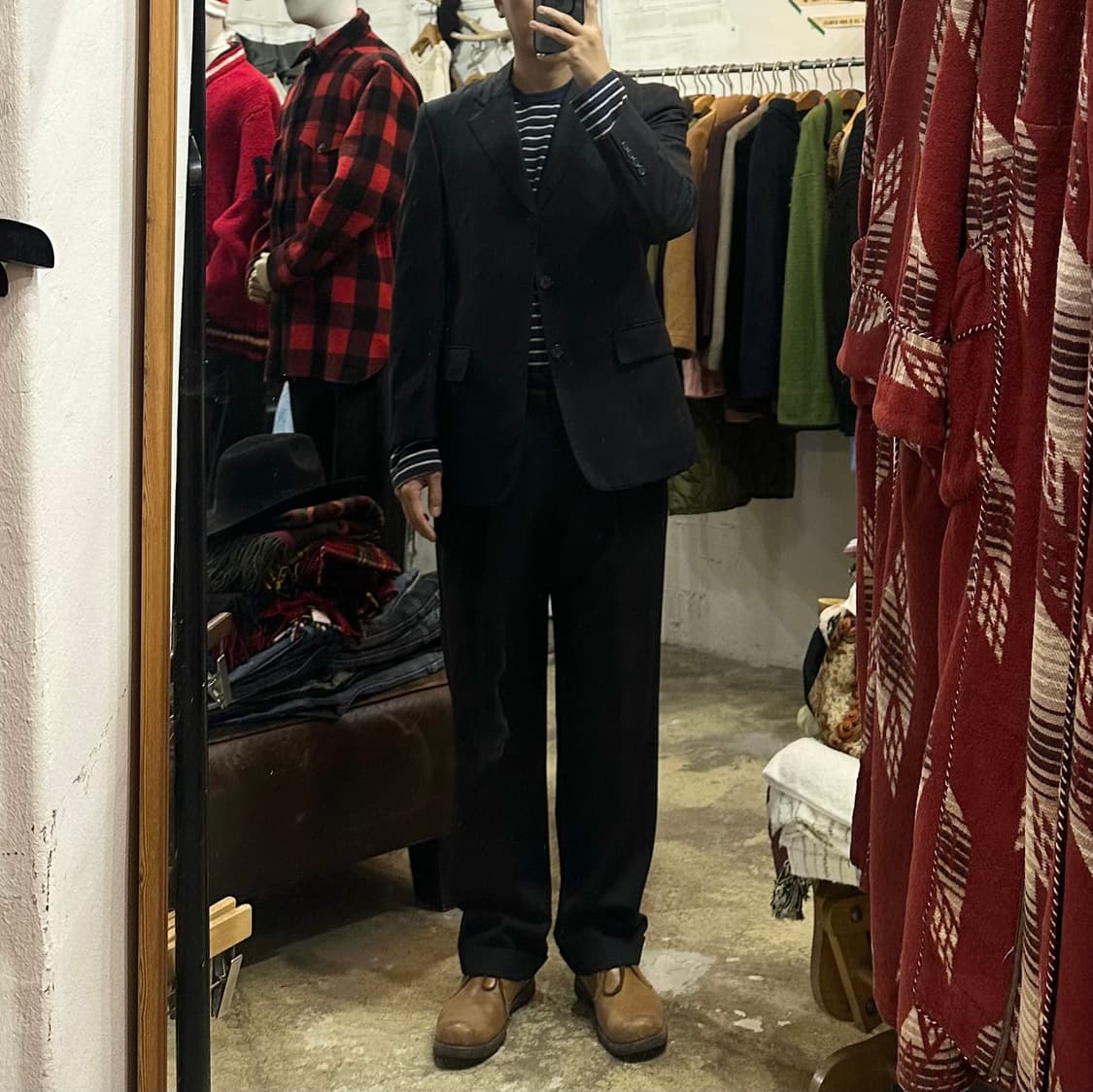 (착용컷) 브룩스 브라더스 울 수트 셋업 (남성용) 상품이미지4