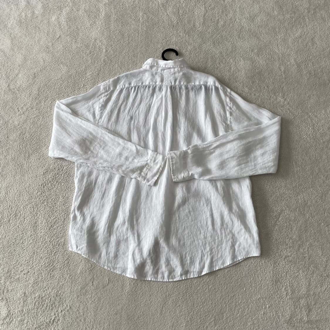 XL 폴로 신형 린넨셔츠 화이트 상품이미지9