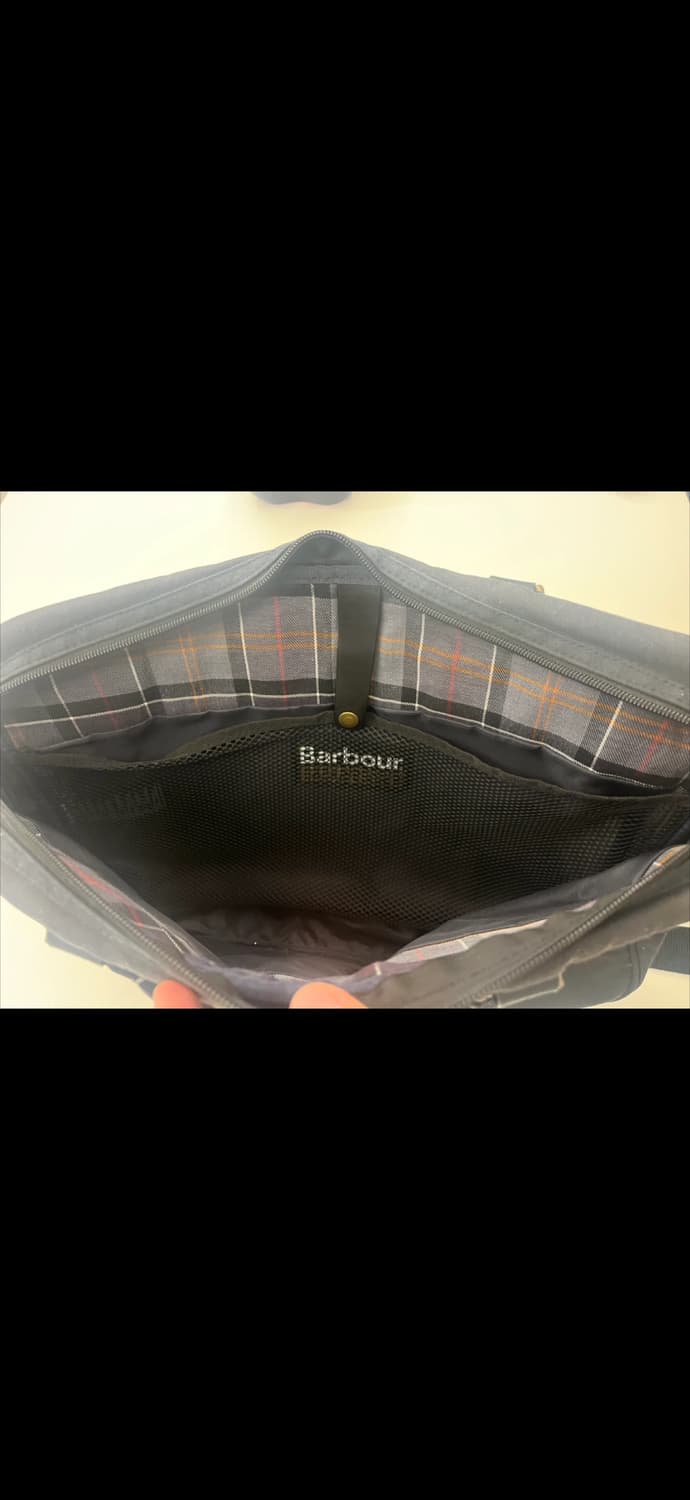 [os] 바버 왁스레더 크로스백(토트백) 상품이미지5