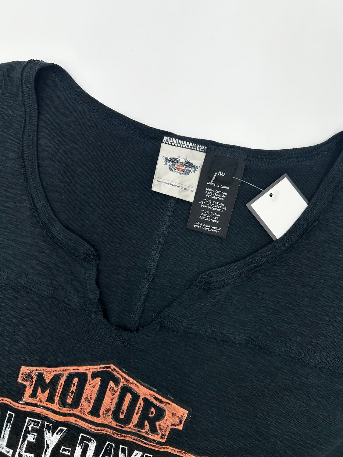 할리데이비슨 우먼 브이넥 반팔티 상품이미지3