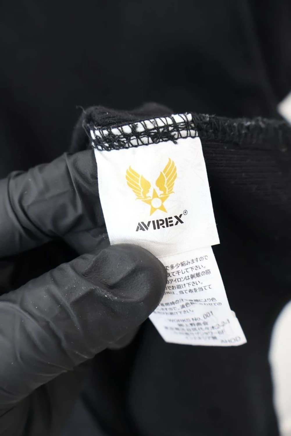 AVIREX Black V Neck Tee 상품이미지8