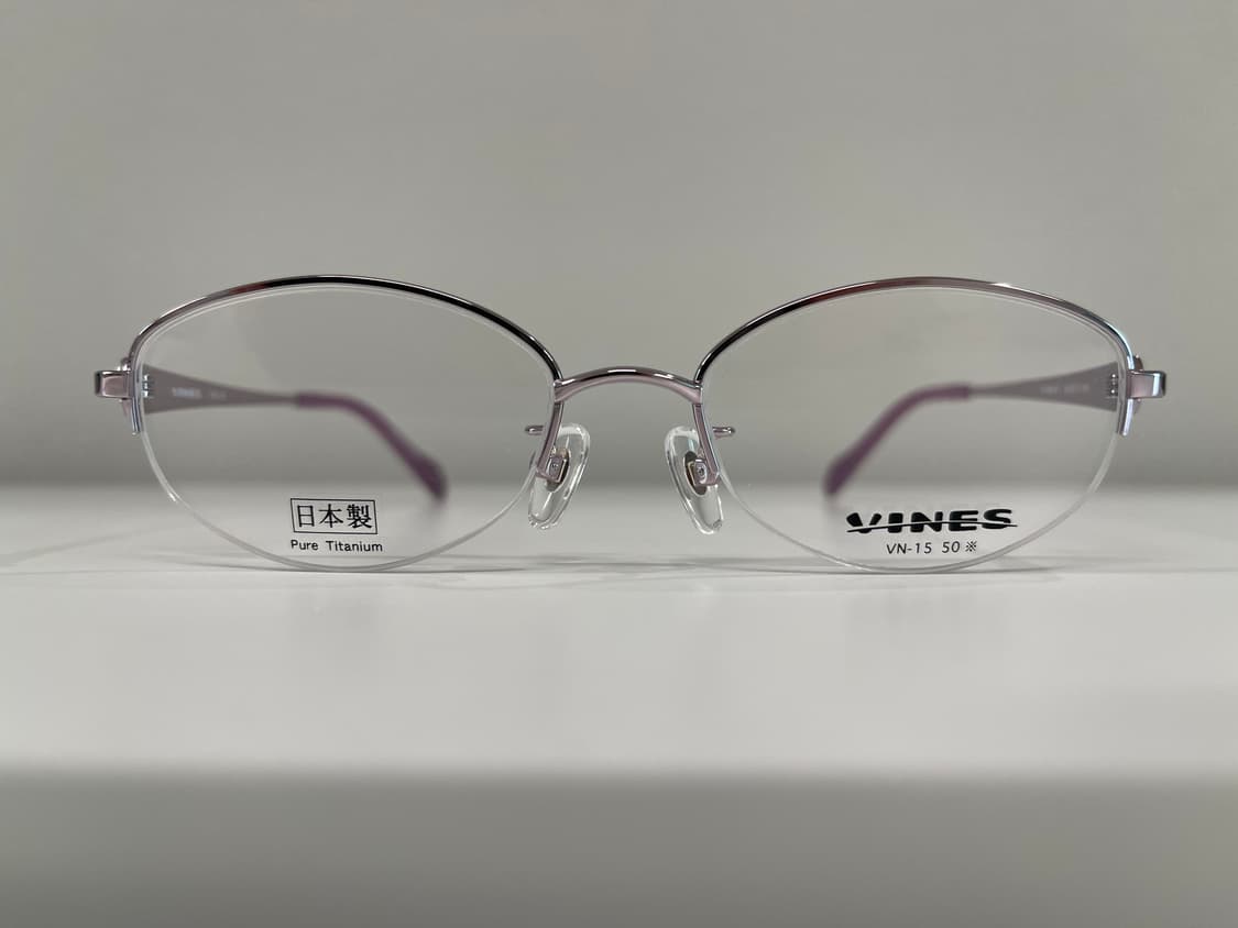 바인스 VINES 일본 티타늄 반무테 안경 빈티지 90s 1번 상품이미지2