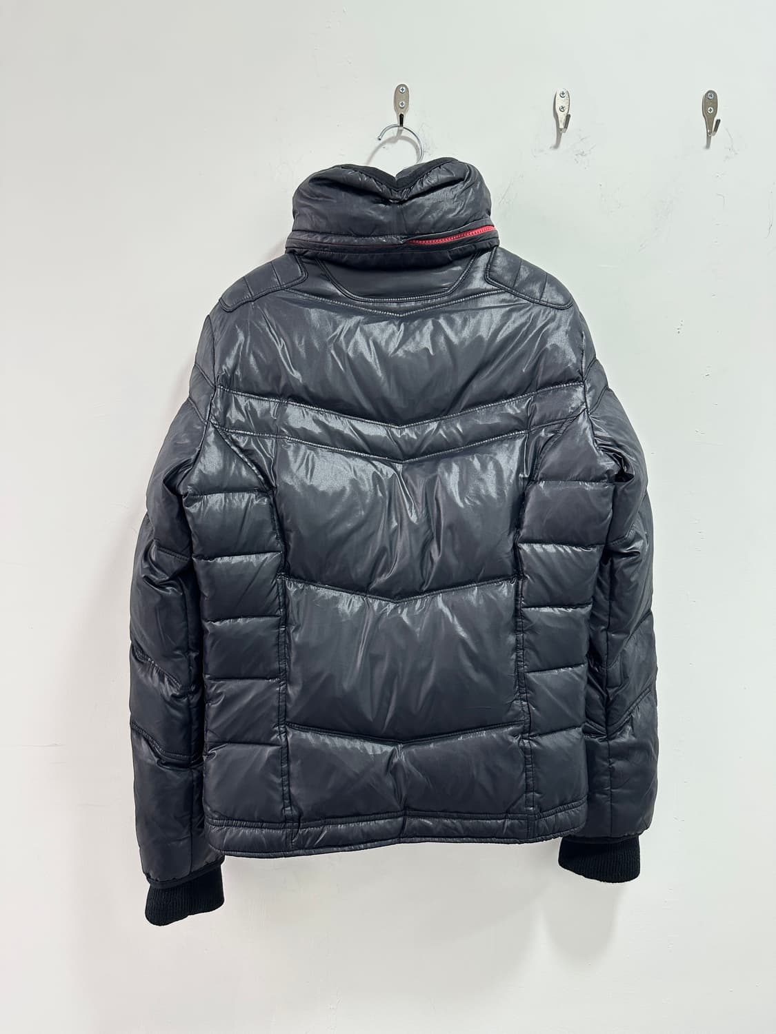 Diesel biker red puffer jacket 상품이미지5