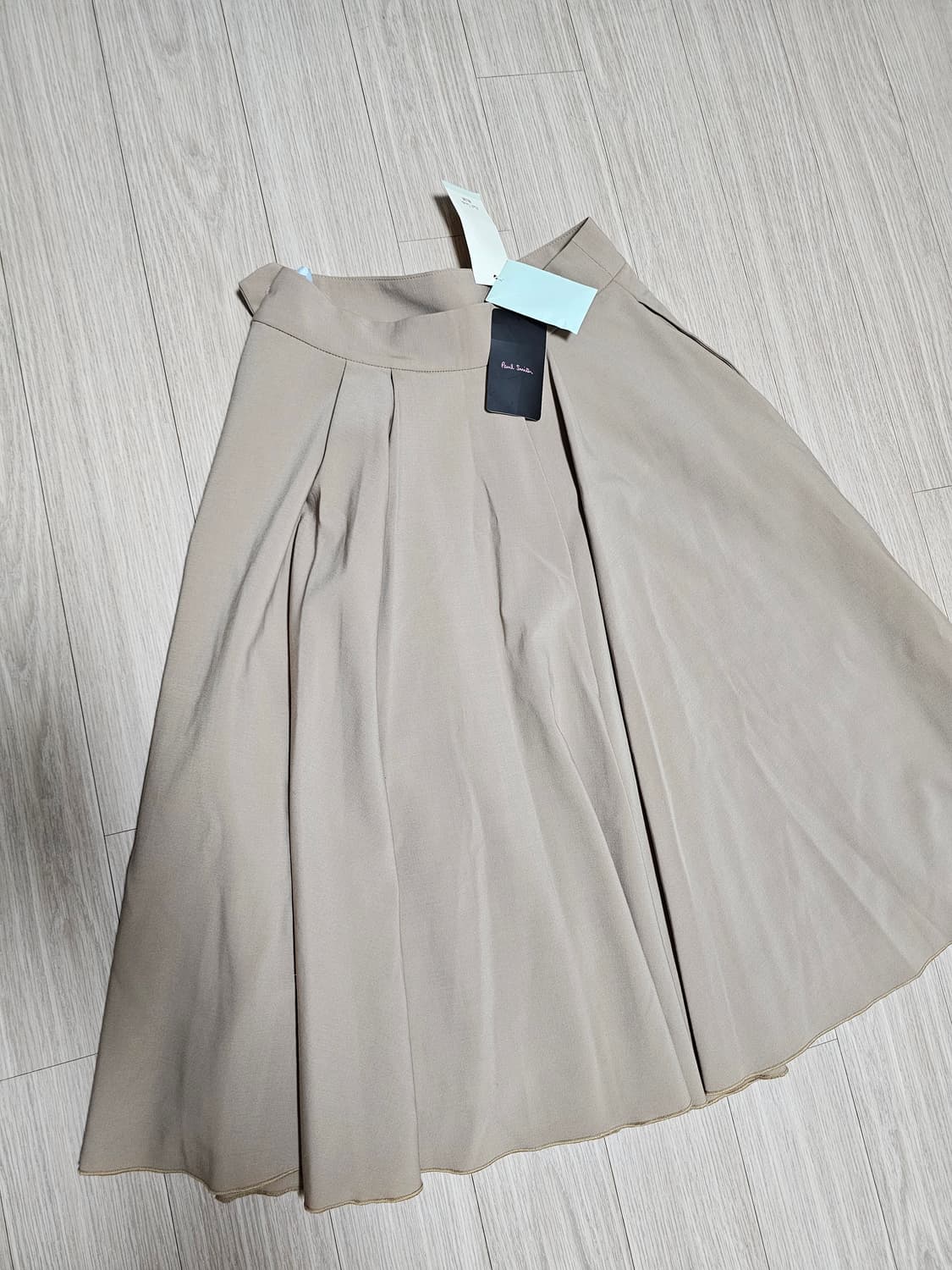폴스미스 블루라벨 베이지 울 스커트 38사이즈 상품이미지1