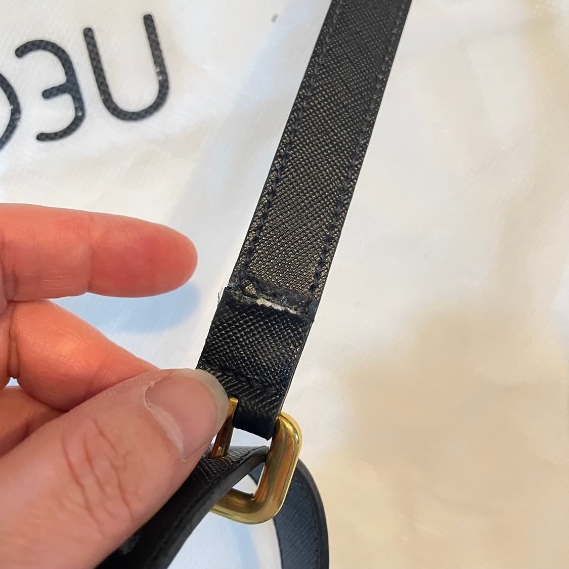 프라다(Prada) 삼각 로고 포코노 투웨이 나일론백 상품이미지9