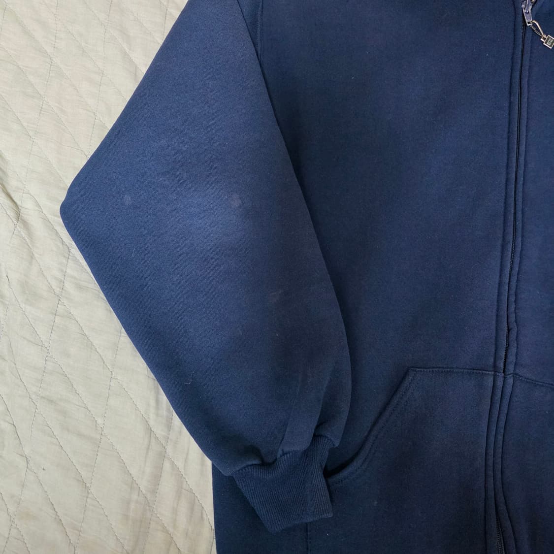 [L] 90s 러셀 애슬레틱 후드집업 네이비 라이트 페이드 ver.18 상품이미지2
