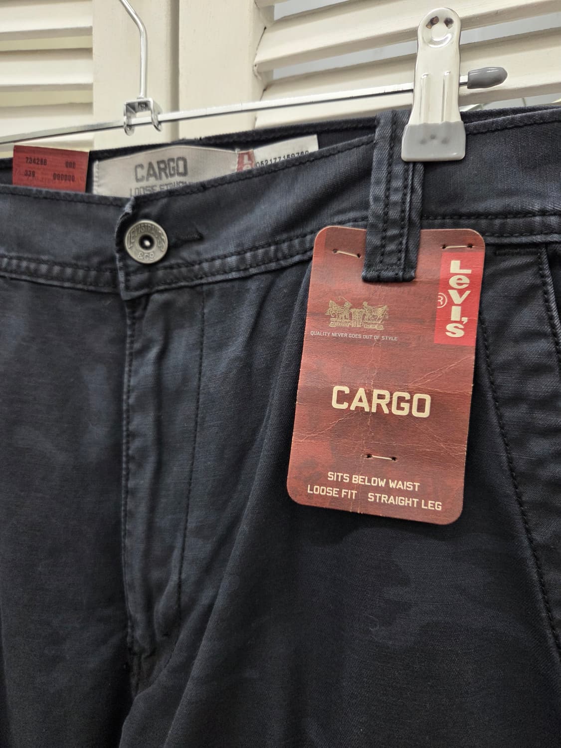 리바이스 블랙 카모플라쥬 카고 팬츠 상품이미지2