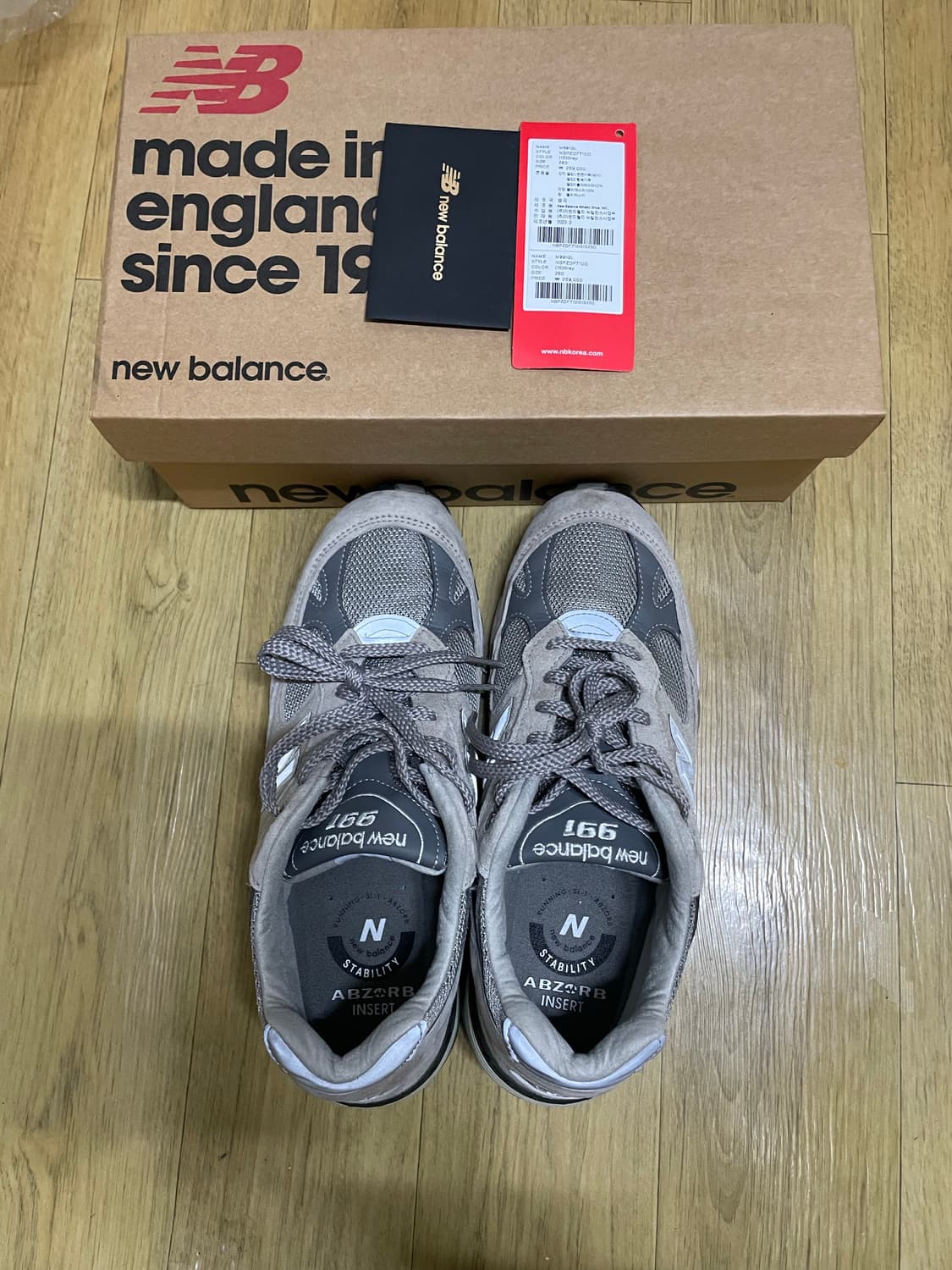 (260)뉴발란스 UK991 그레이 상품이미지6