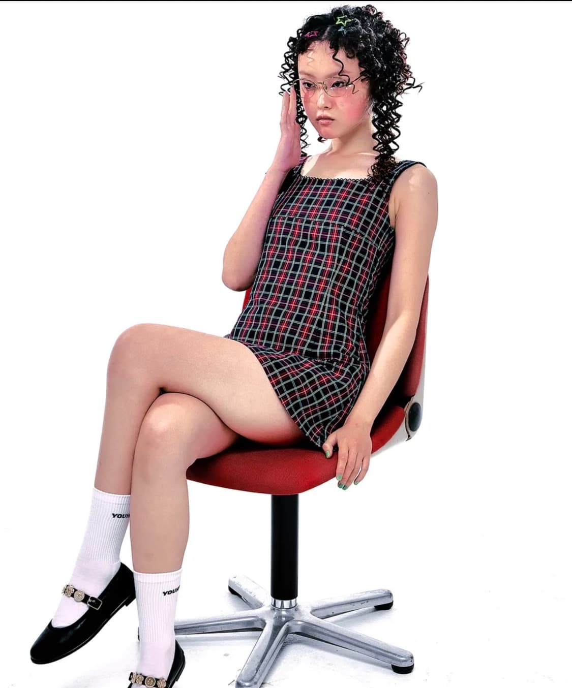 YOUHEE 유희 체크 원피스 상품이미지4