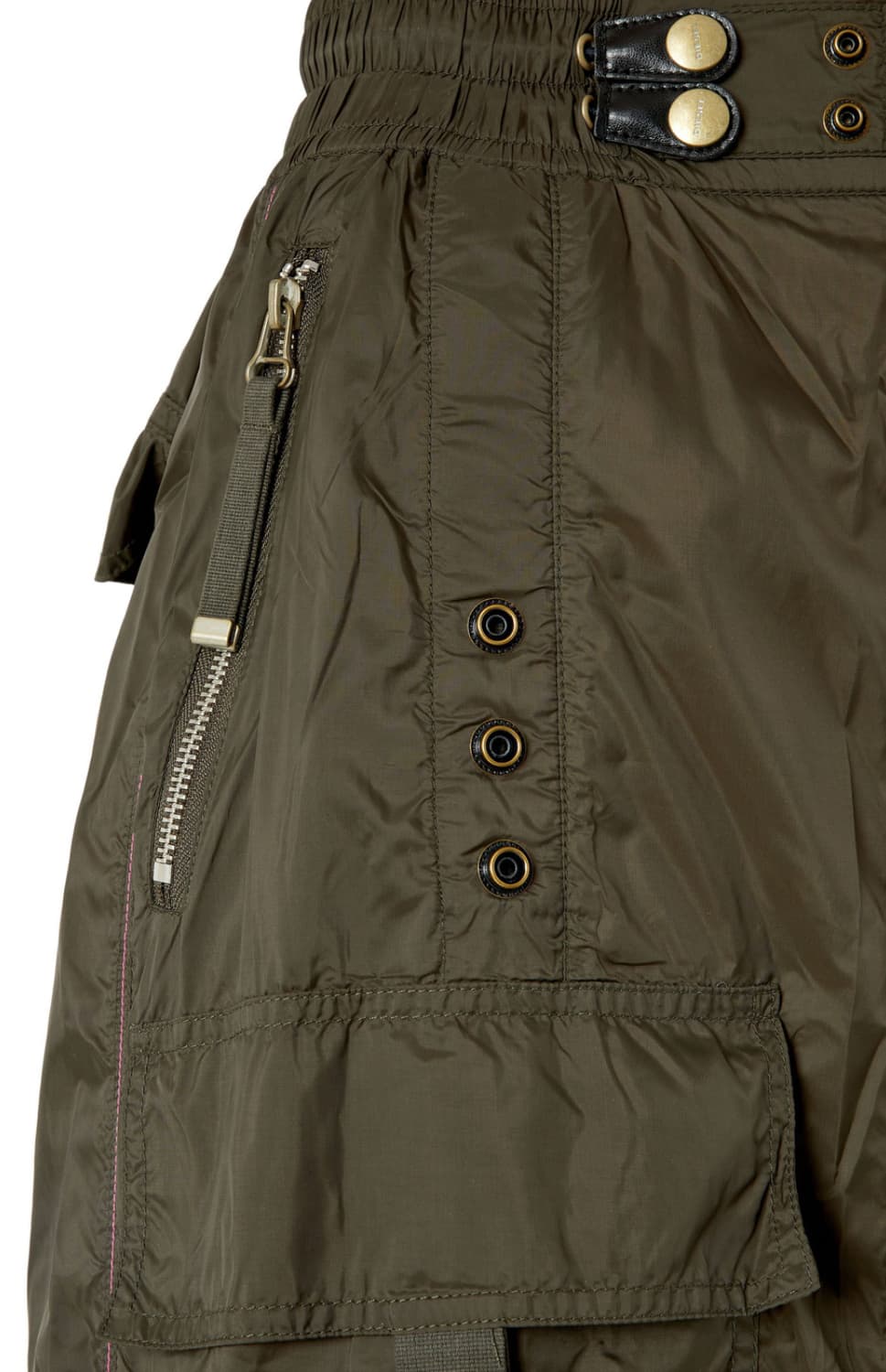 Diesel cargo zipup long skirt_khaki 38 상품이미지4