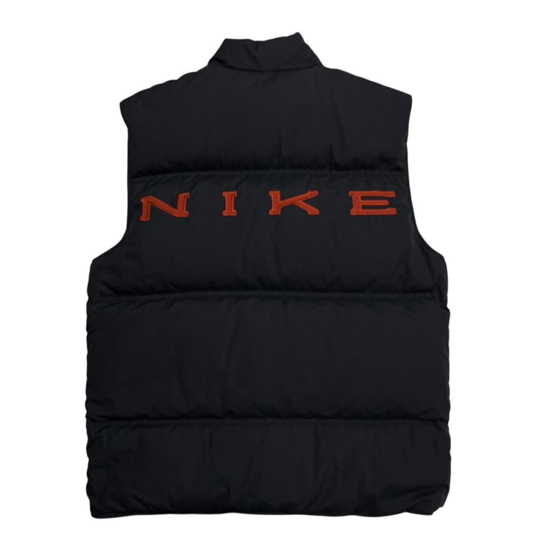 나이키 오렌지 미니로고 차콜 패딩조끼 M 상품이미지6