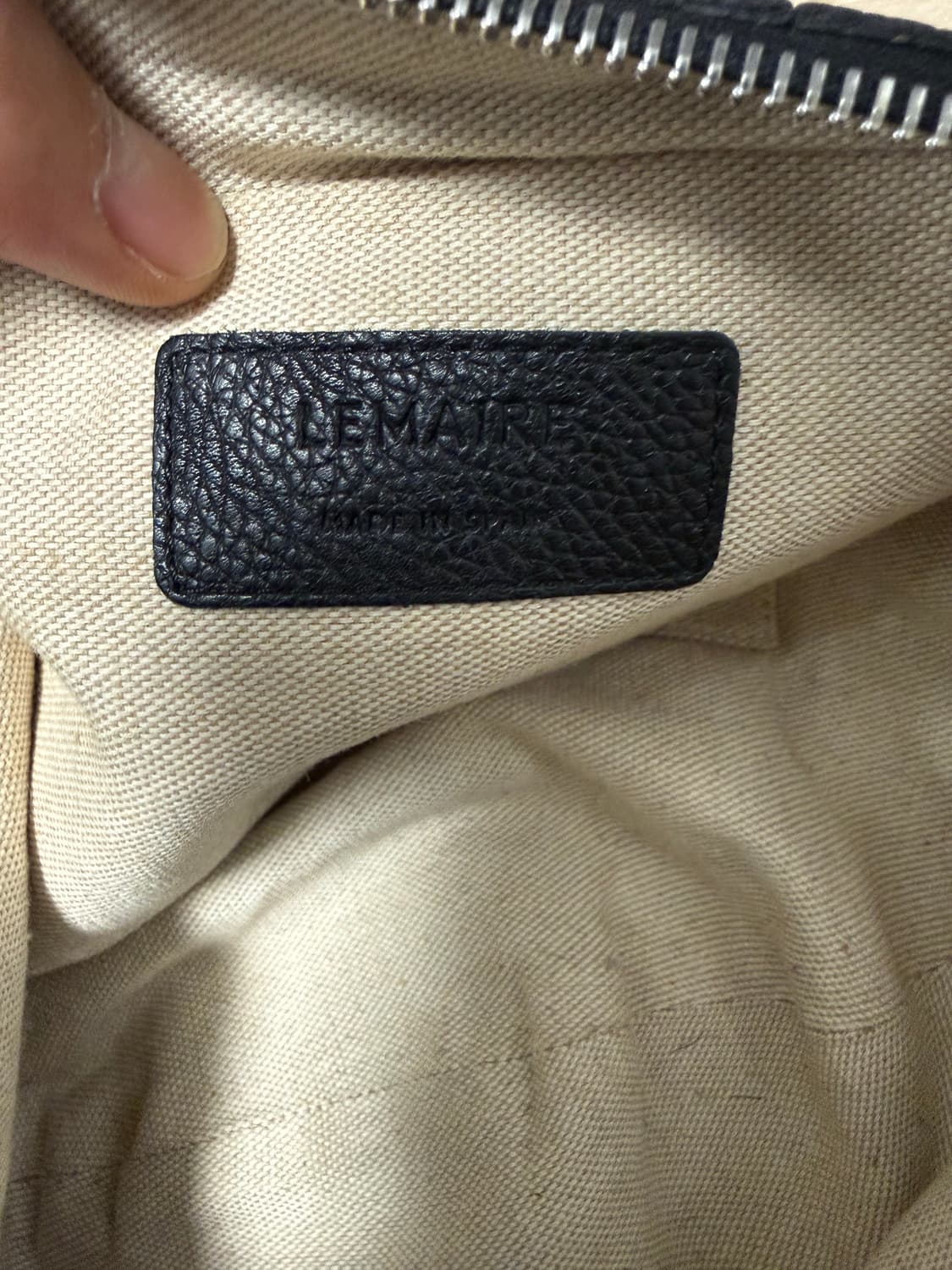 르메르 크루아상백 소프트 그레인드레더 블랙미디움 상품이미지5