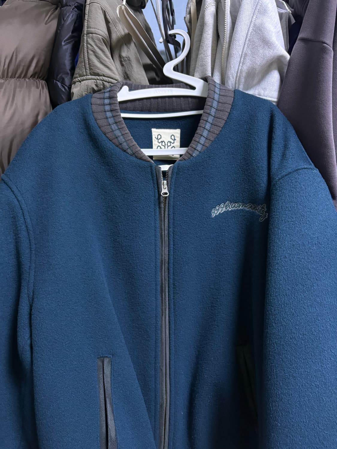 999휴머니티 헤비 울 블루종 자켓 3사이즈(L) 상품이미지1