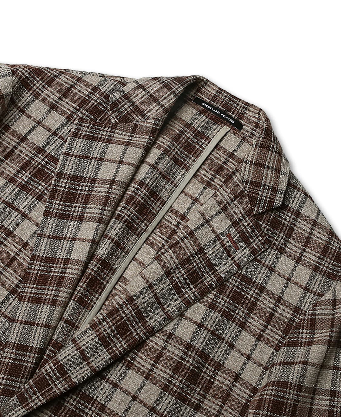 링자켓 X 그린 라벨 릴렉싱 [Sartoria Ring] 체크 스포츠자켓 상품이미지2