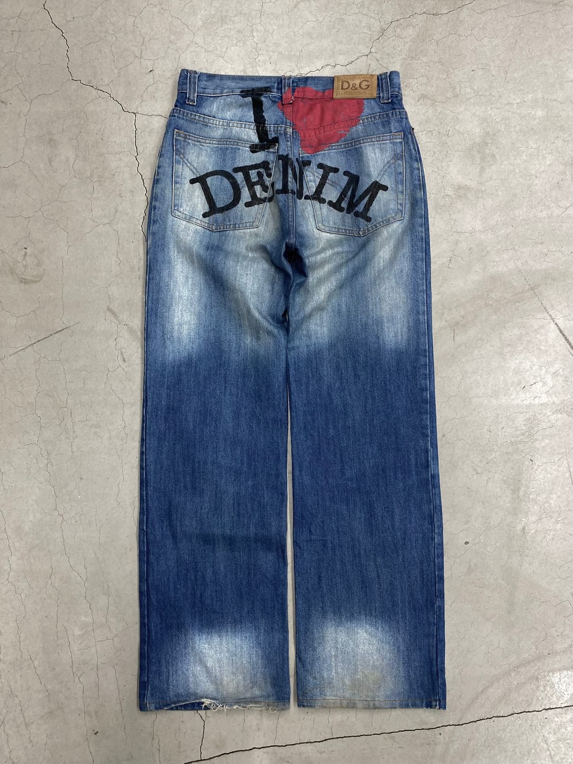 돌체앤가바나 아이 러브 데님 팬츠 상품이미지6