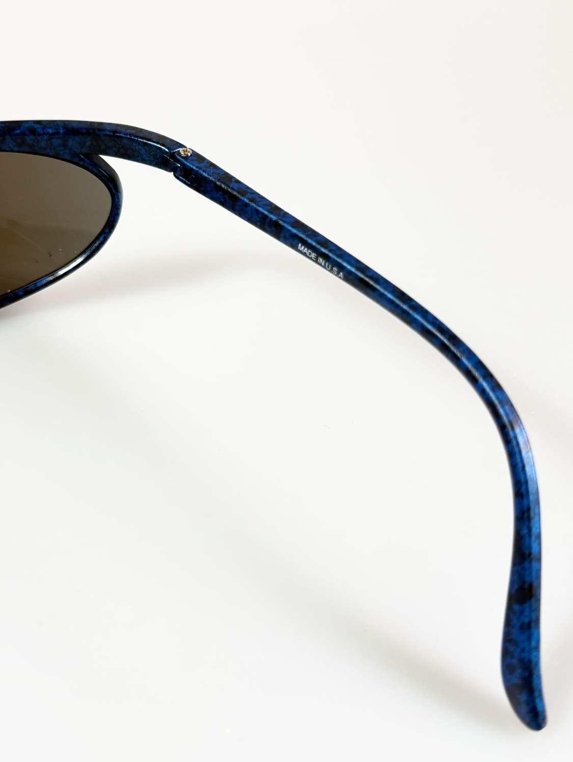 90s KANTLON 블루 마블 랩어라운드 빈티지 선글라스 상품이미지6