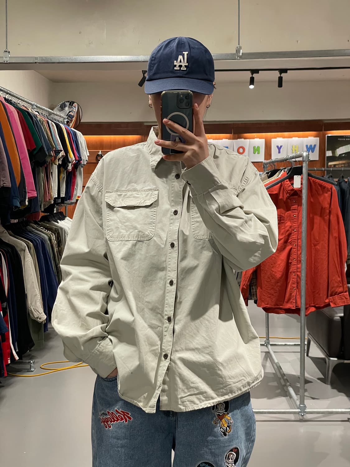 랭글러 투포켓 워크 셔츠   상품이미지1