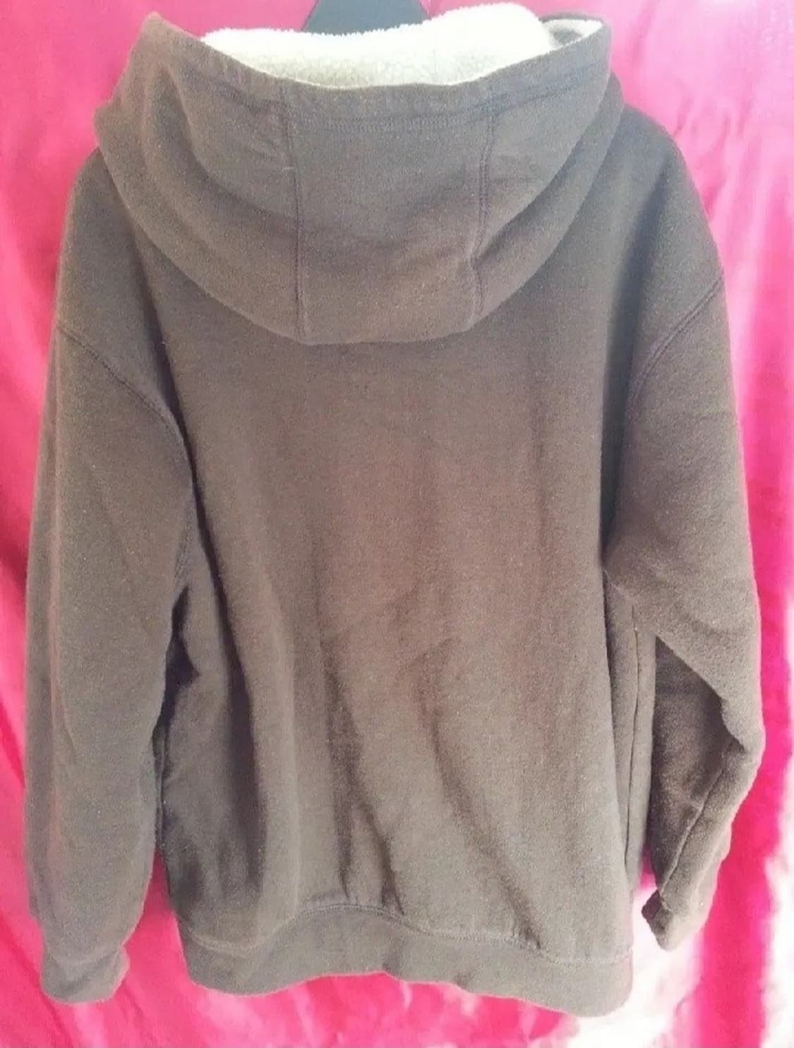 MECCA 메카 털안감 후드집업 밤색 100-105 상품이미지2