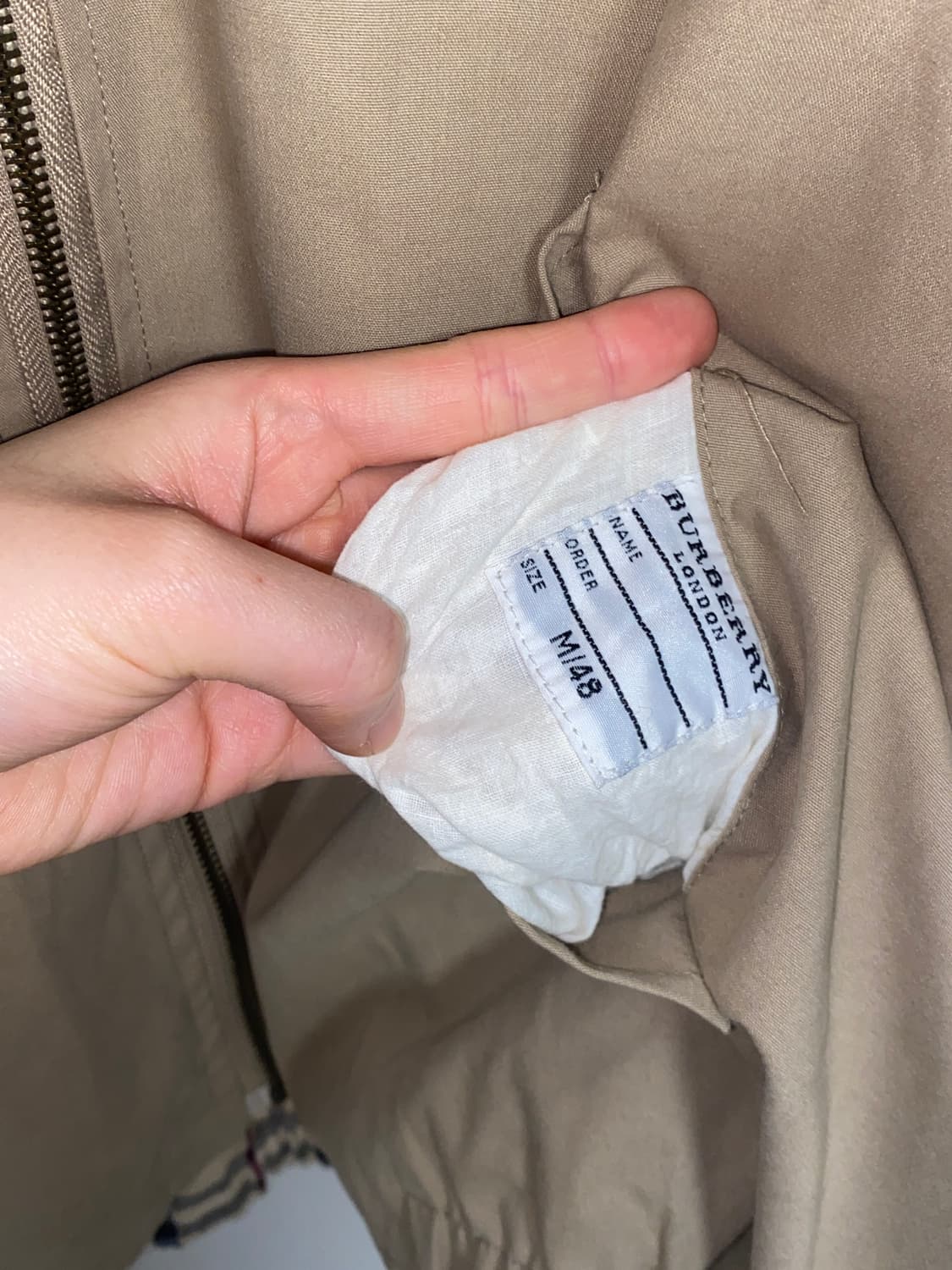 90s 올드 리버시블 버버리 자켓 (XL-XXL) 상품이미지3