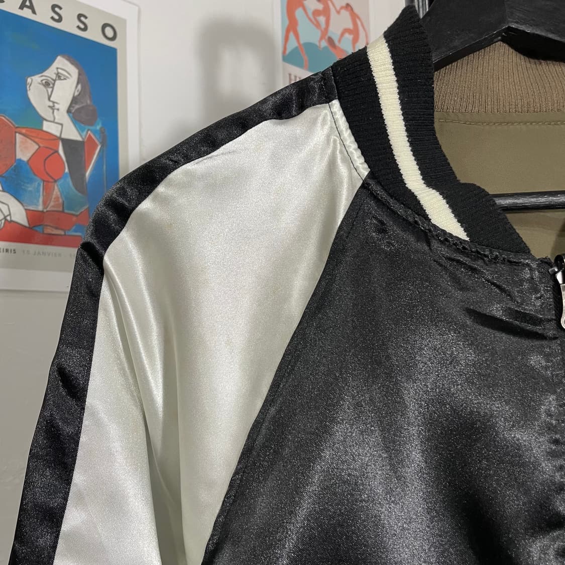 리버시블 새틴 블루종 상품이미지5