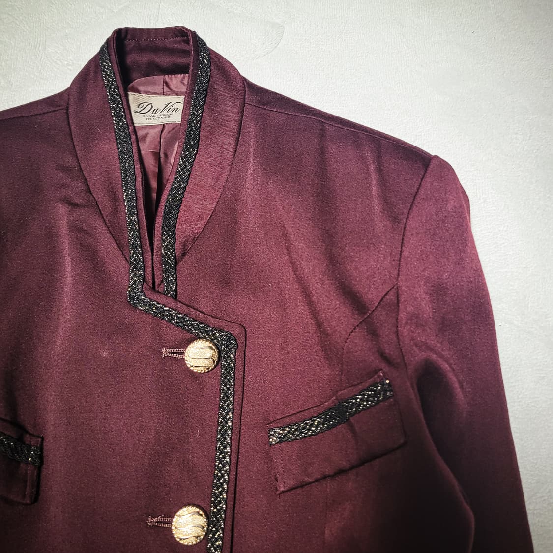 '80s Du-Vin Military Trim Jacket 상품이미지2