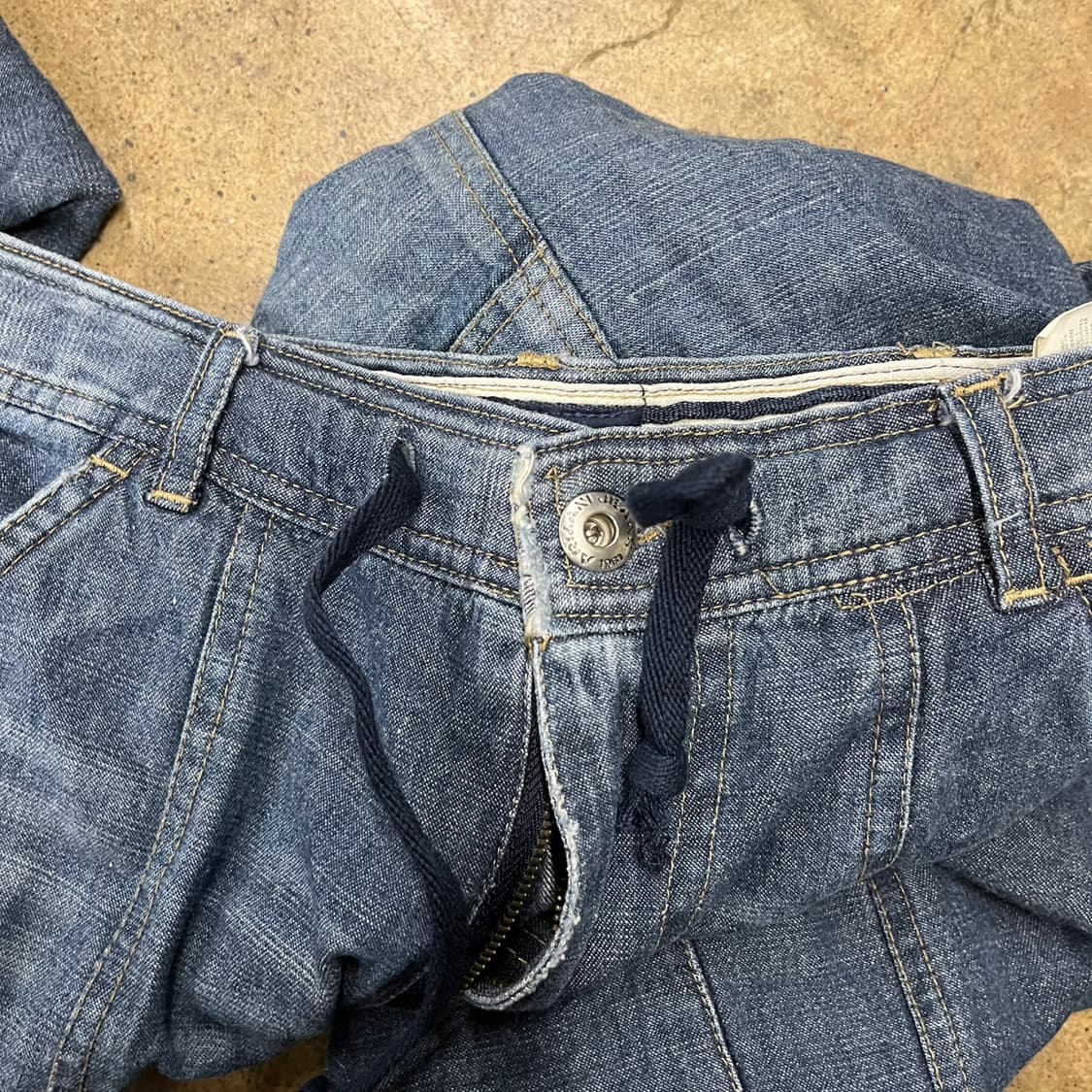 [정품/36] 아르마니 진스 데님 조거 팬츠  상품이미지7