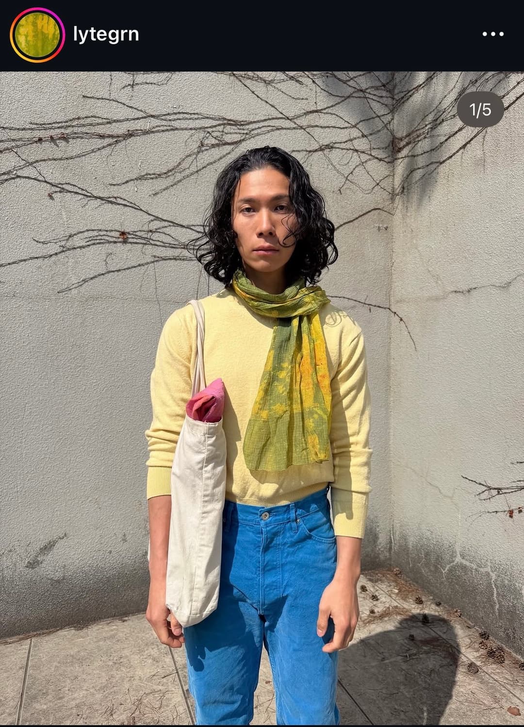 라이트그린 스카프 상품이미지1