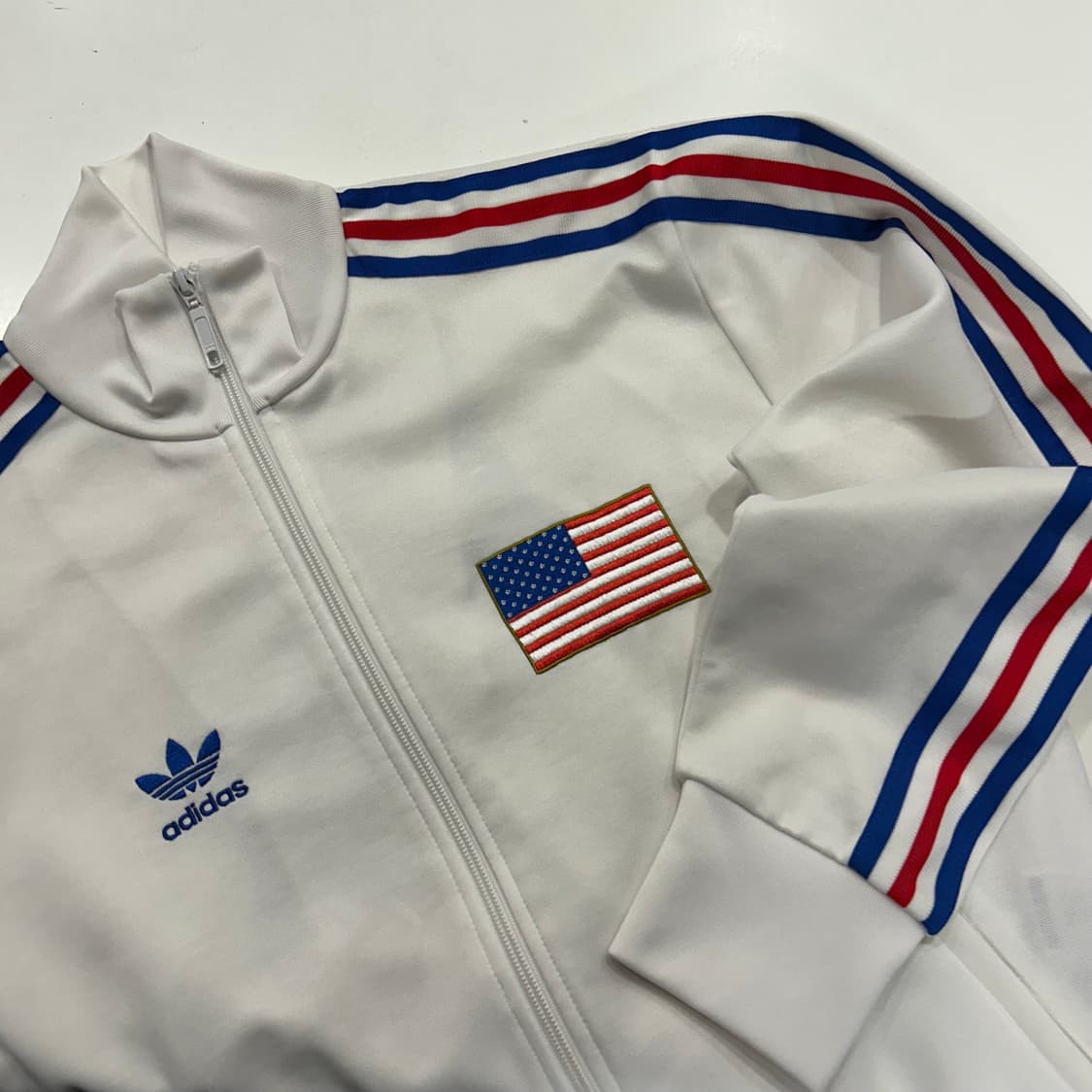 [S] 00s 아디다스 USA FIFA 트랙탑 져지 화이트 A329 상품이미지3