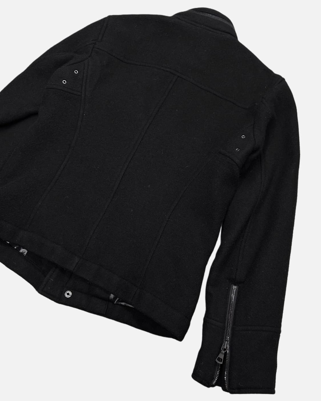 +J wool pocket black jacket 상품이미지6