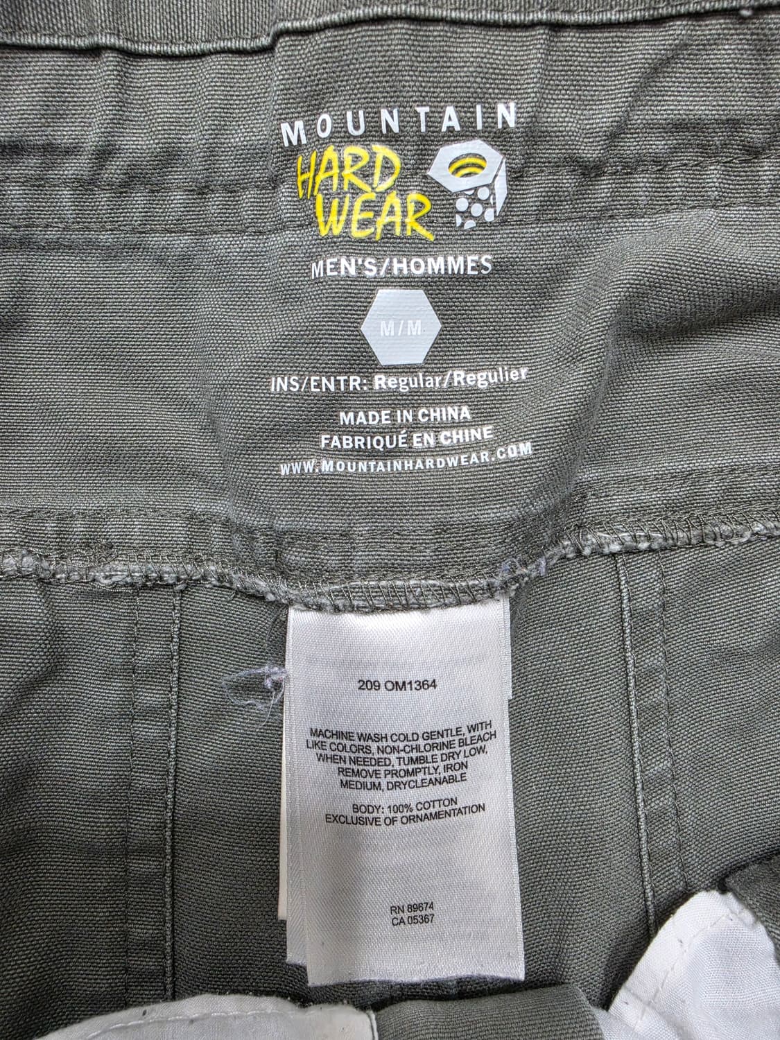 마운틴 하드웨어 벨티드 코튼 팬츠 M 상품이미지6