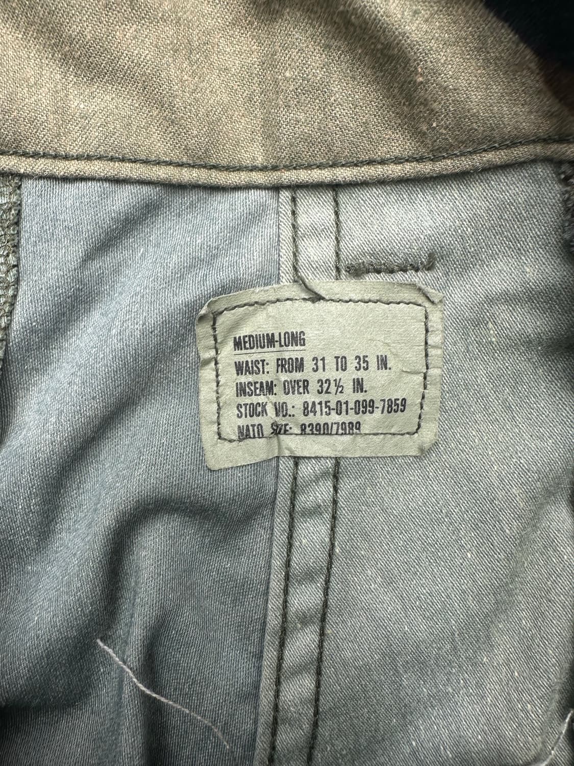 빈티지 80s m65 우드랜드 필드팬츠 상품이미지5