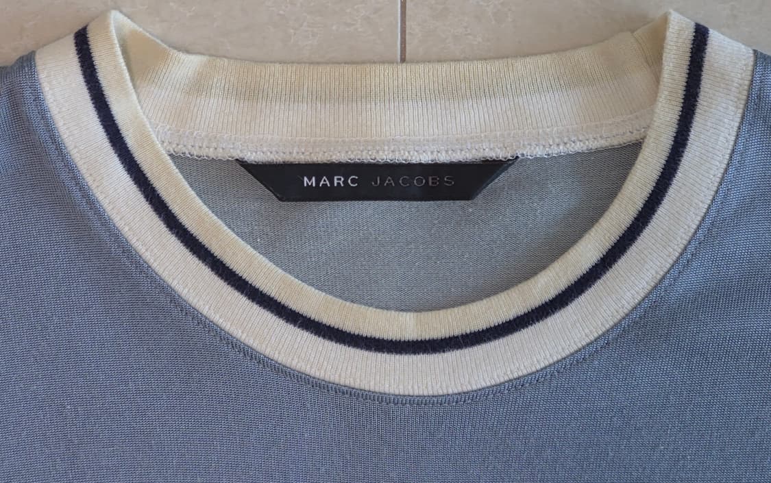 00s MARC JACOBS 'Ribbed Trim' Jersey Tee 상품이미지5