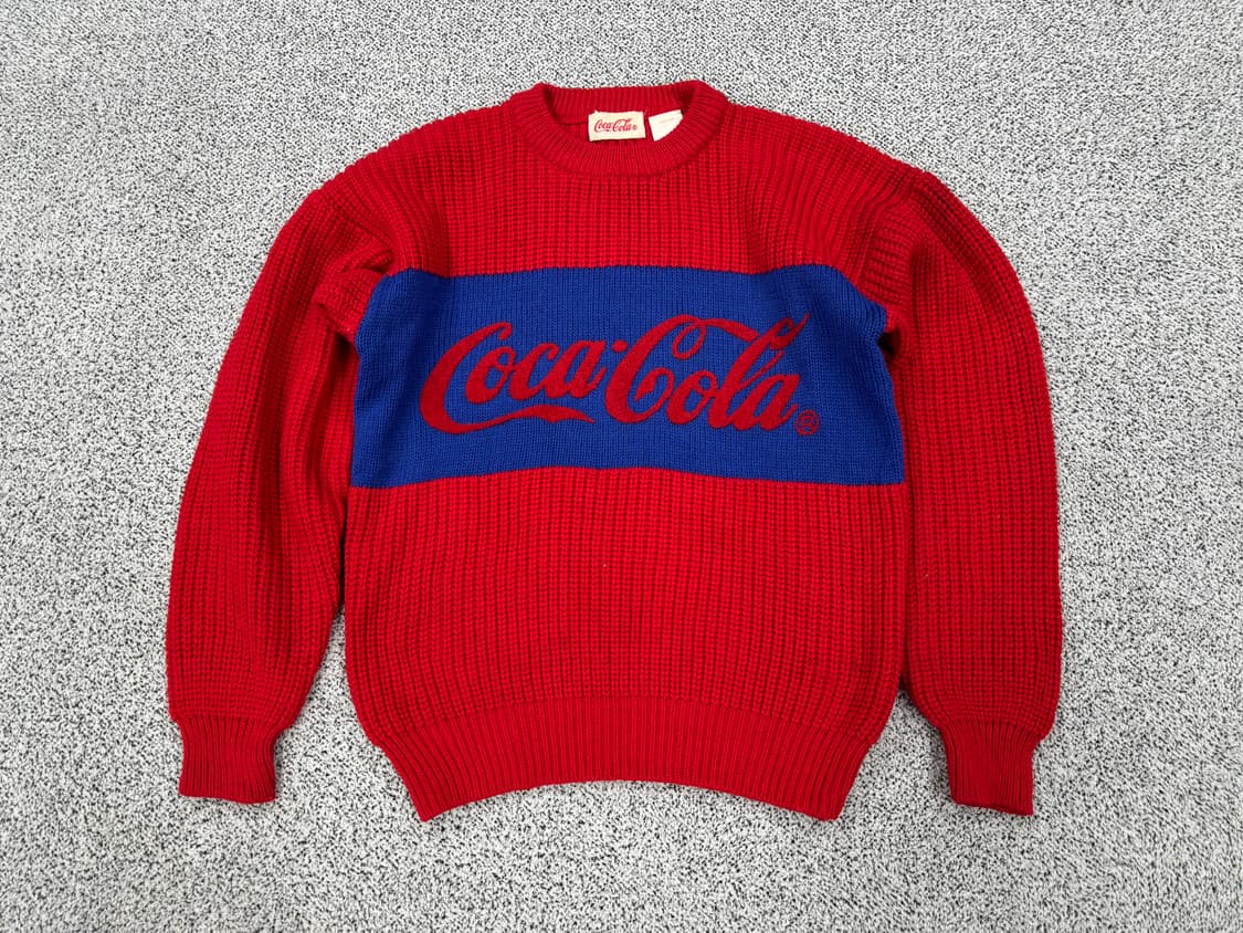 코카콜라 80s 울혼방 니트 상품이미지1