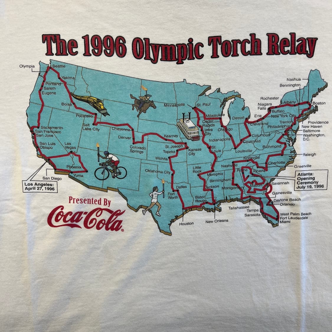 90s Vintage 1996 Olympic Torch Relay 상품이미지2