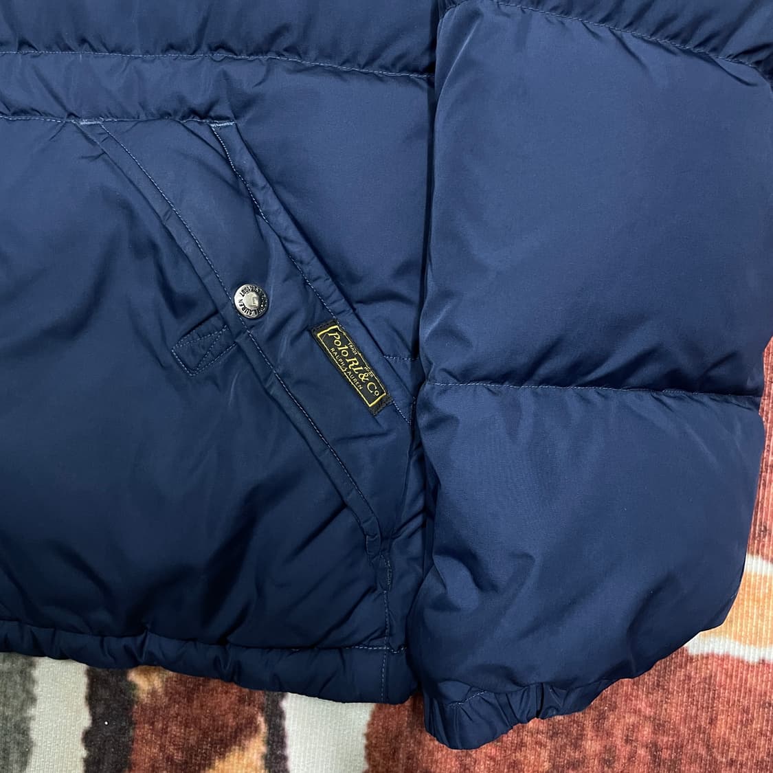 폴로 랄프로렌 푸퍼 숏패딩 네이비 다운 패딩 상품이미지2