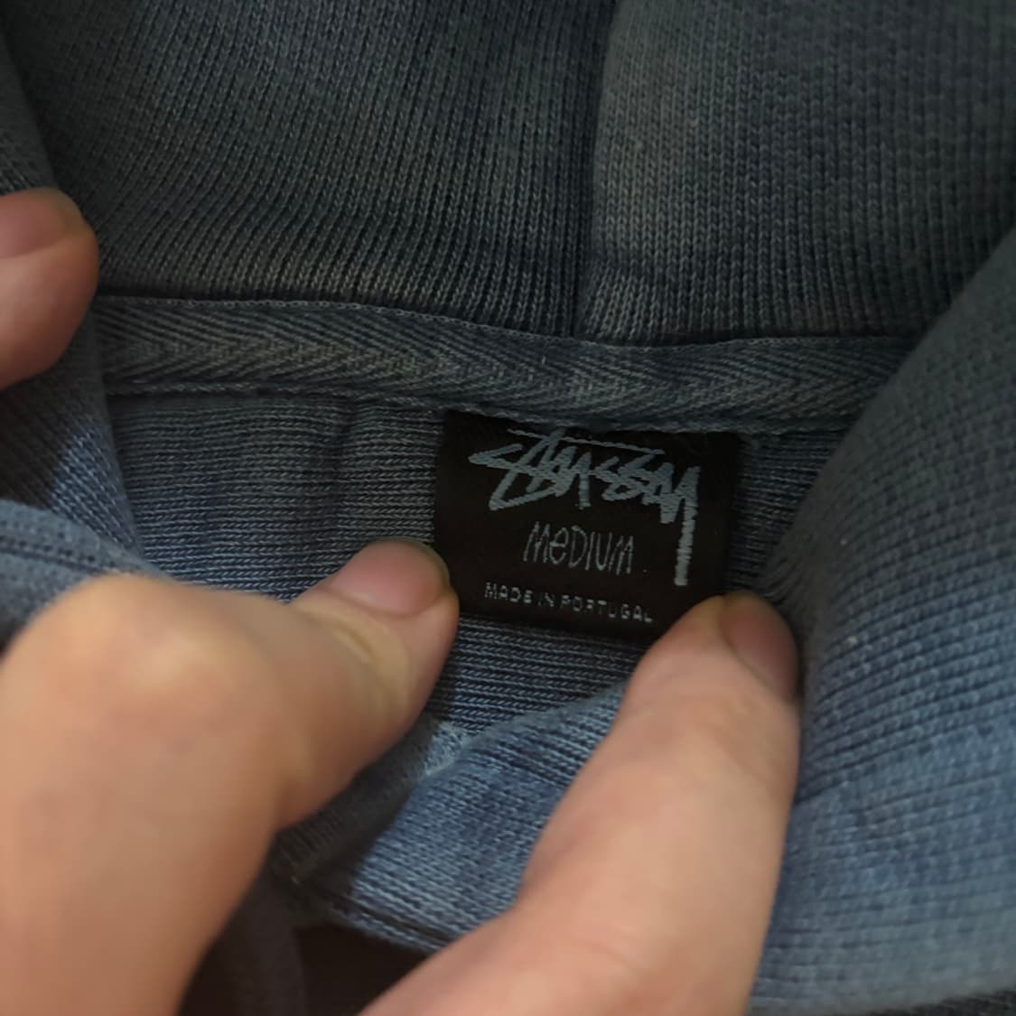 스투시 피그먼트 워싱 네이비 m 상품이미지3