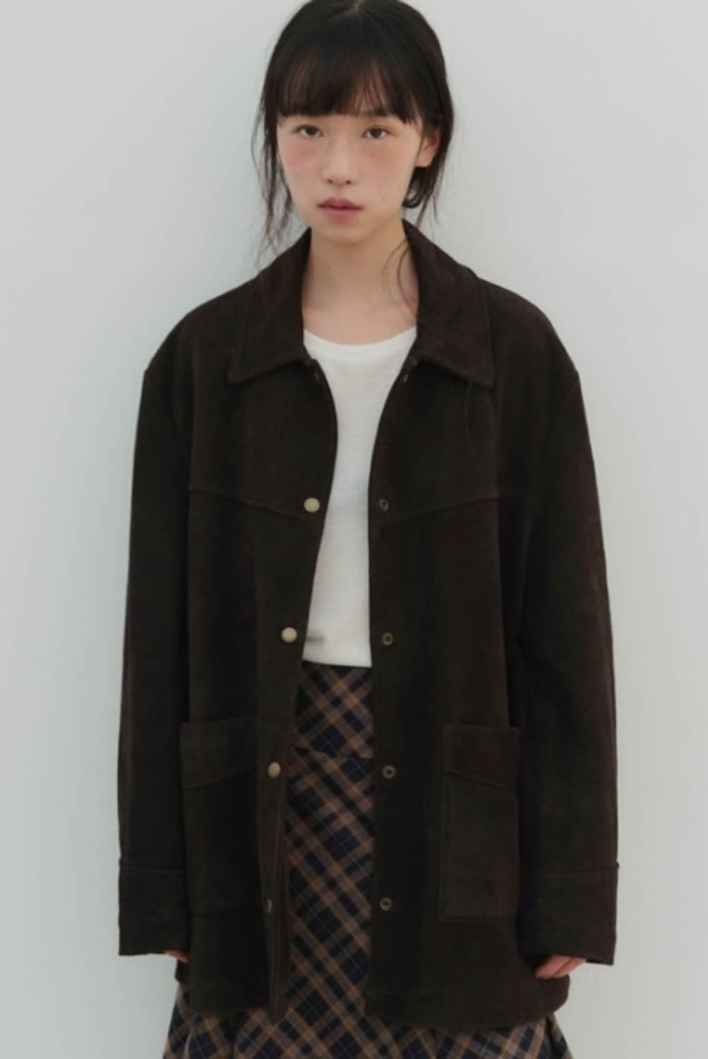 온무드 ownmood 스웨이드자켓 상품이미지1