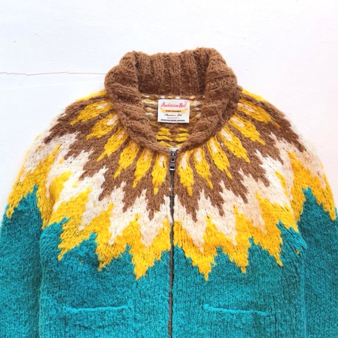 앤더슨 벨 리버튼 핸드메이드 노르딕 가디건 상품이미지1