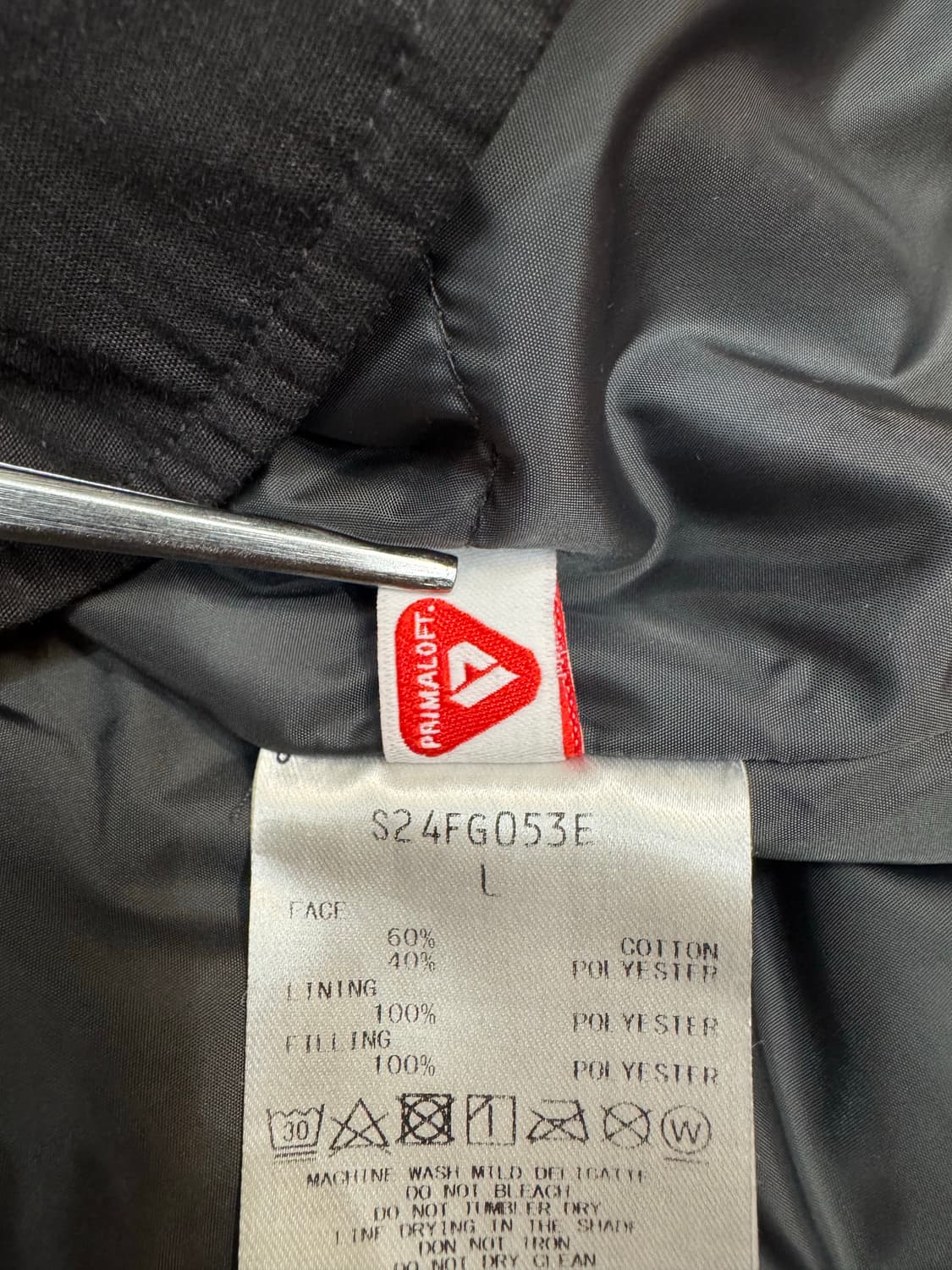 [L] 나나미카 인슐레이션 셔츠 자켓 헤더그레이 상품이미지10