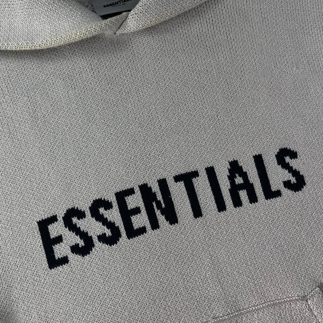 105 피오갓 에센셜 빅로고 니트 후드티 상품이미지2