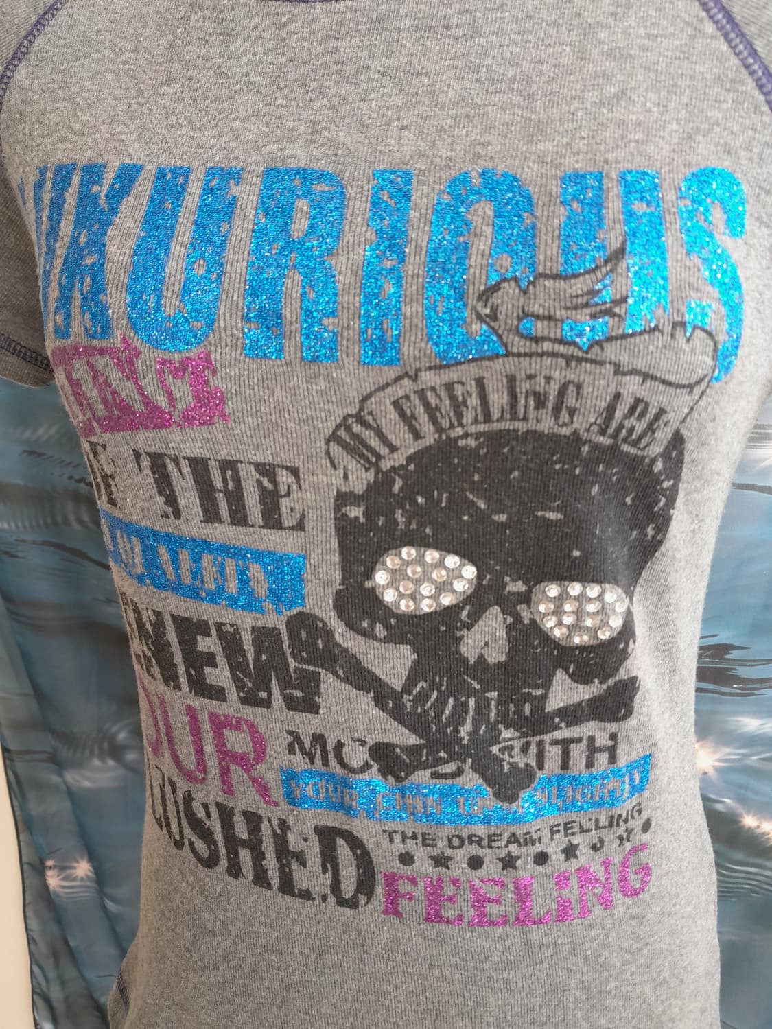 와투케 펑크 스컬 반팔티 상품이미지2